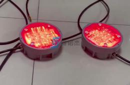 LED發光道釘V125批量老化視頻