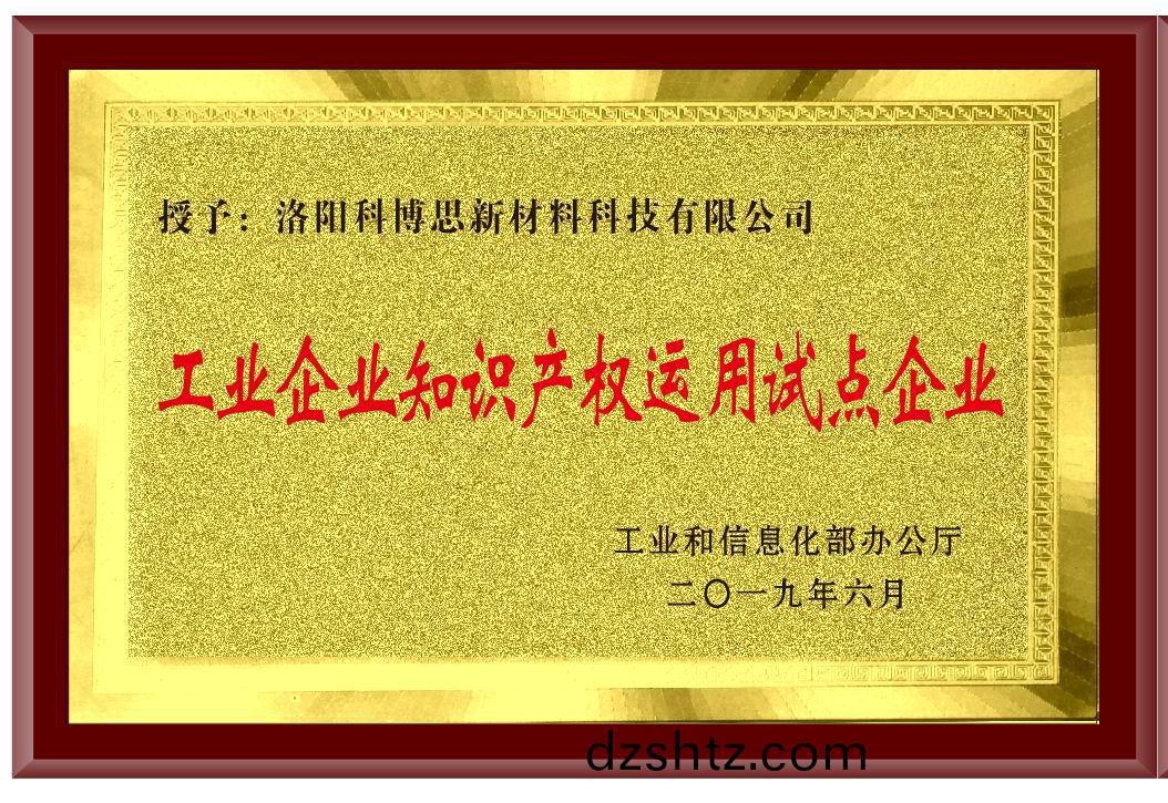 工業企業知識産權運用試點企業